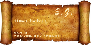 Simon Godvin névjegykártya